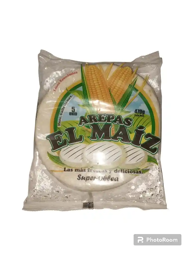 Arepa Blanca Mediana El Maiz 10 X 470 G