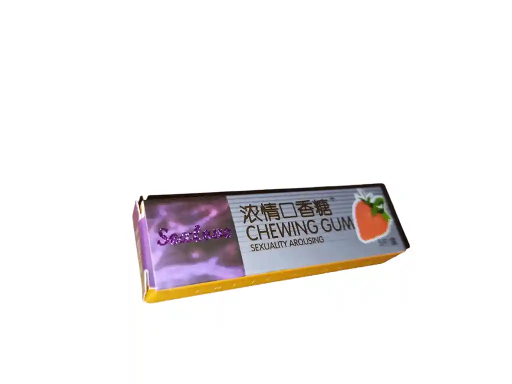 Novedosos Chicles Estimulantes Para Mujer De Sabor A Fresa Y Menta