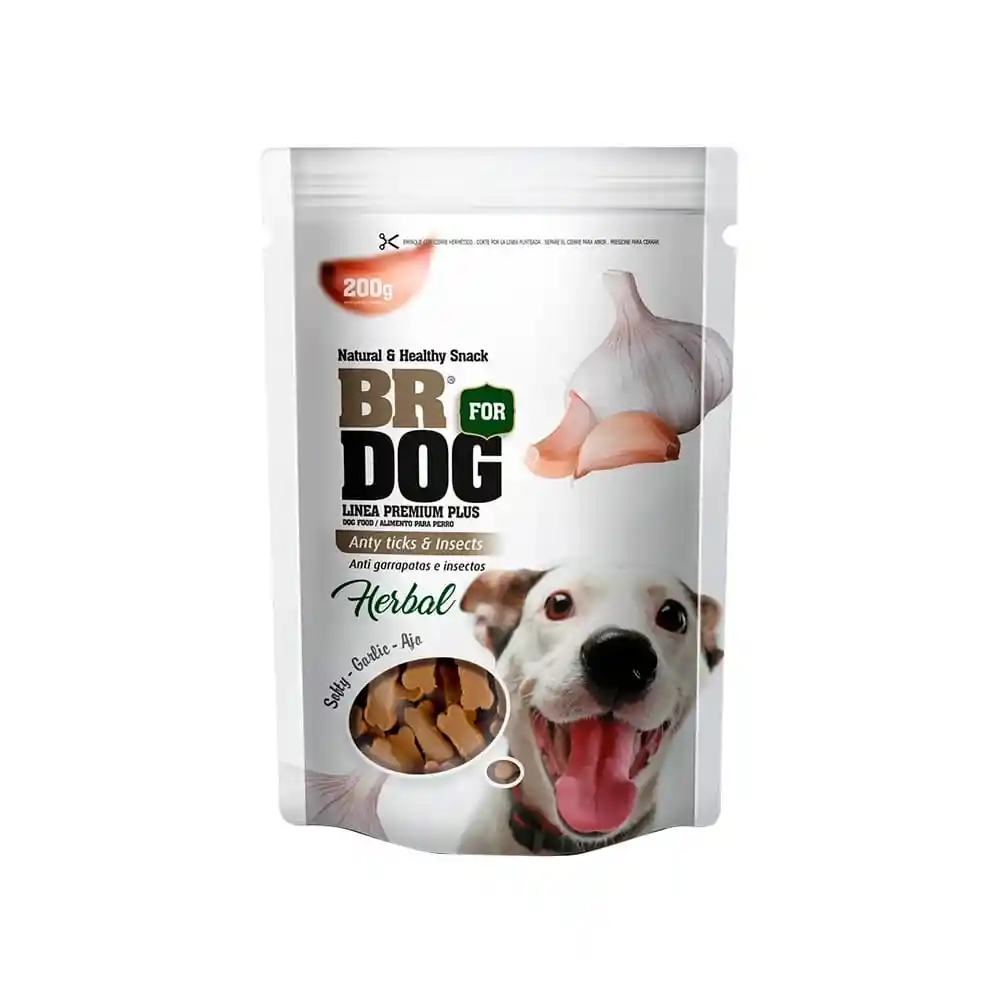 Snack Br Dog Premium Anti Garrapatas E Insectos 200g