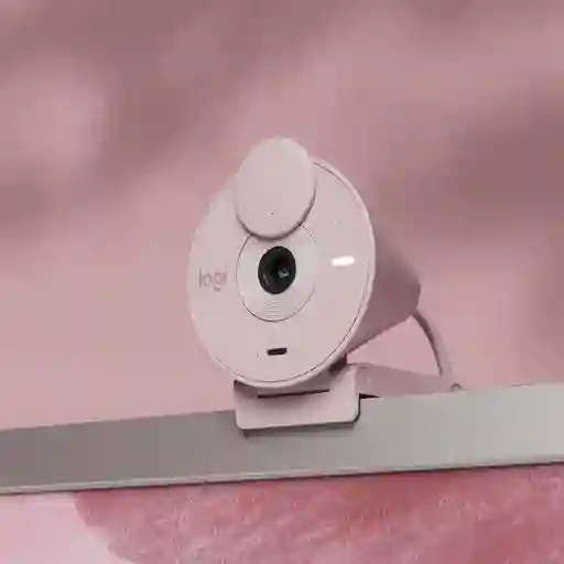 Camara Logitech Brio 300 Rosa