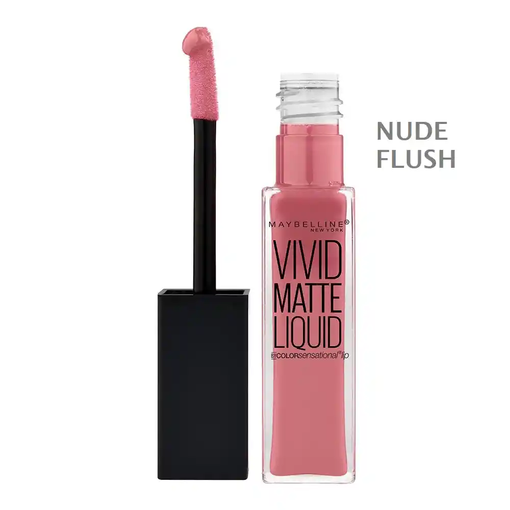 Labial Vivid Matte - Tono Nude Flush