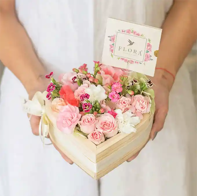 Mini Flora Heart Surtido