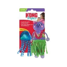 Juguete Kong Gato Peluche Tropics Hula Kitty X2