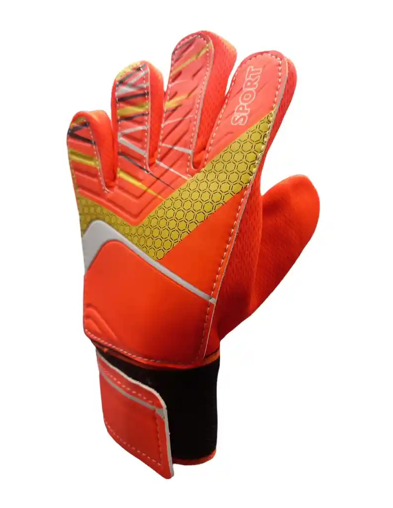 Guantes Portero Para Niño /a Fútbol Talla:5 Arquero Football - Naranja