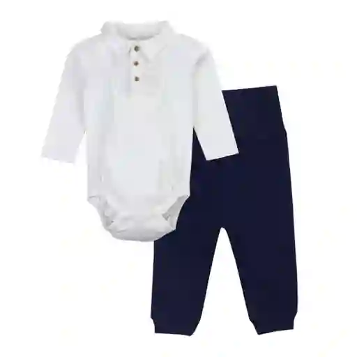 Conjunto De Body Blanco Y Sudadera 12-18 Meses