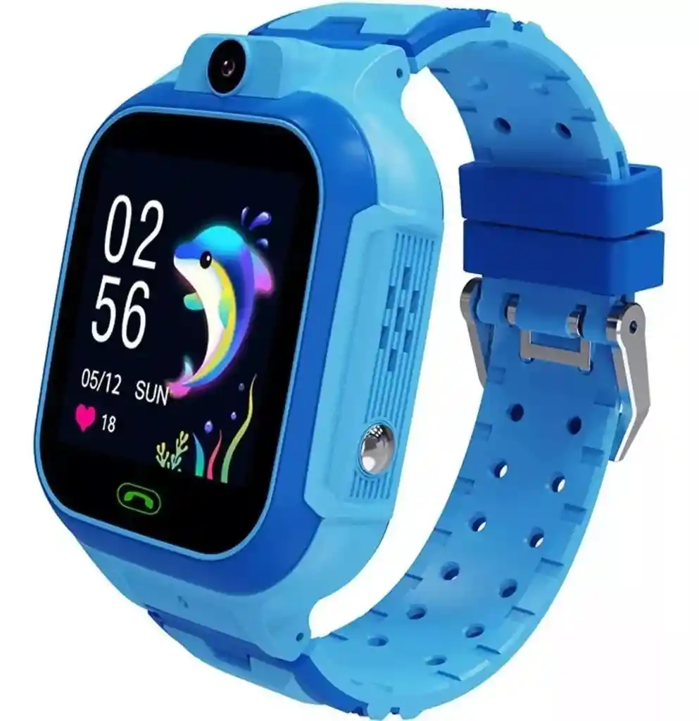 Reloj Inteligente Para Niños Z10 Gps Video Llamada Sos 4g Azul