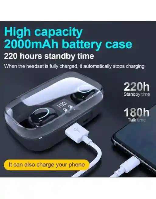  X10 TWS Auriculares Inalambricos Bluetooth V5.2 