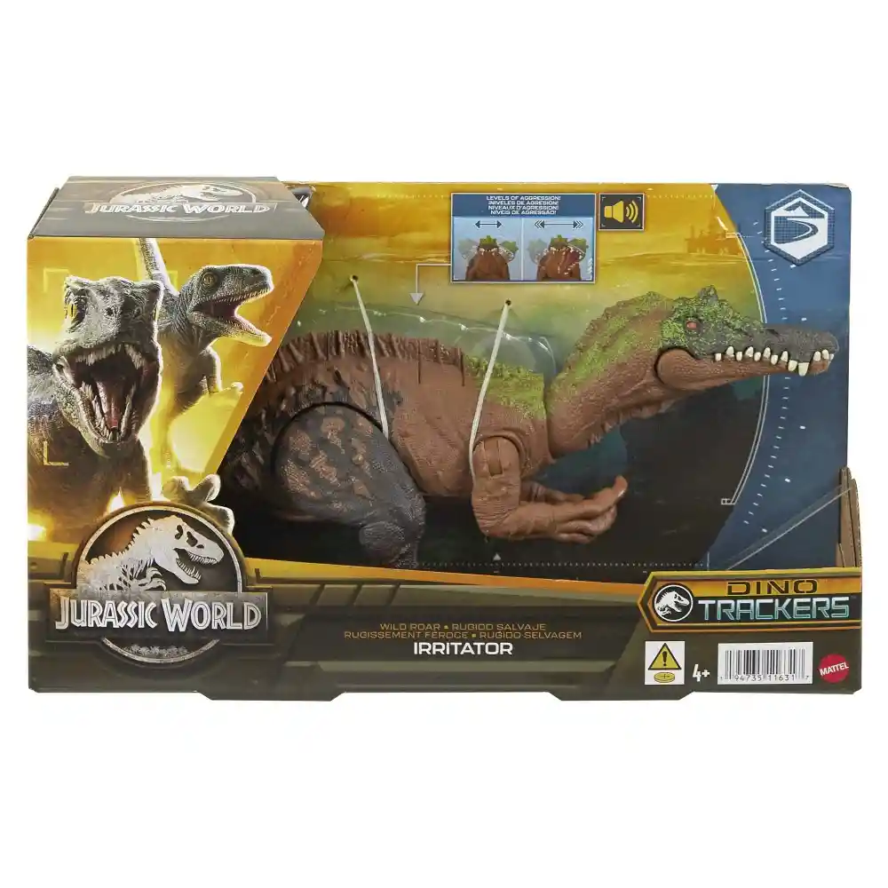 Jurassic World Dinosaurio Irritator Rugido Salvaje Mattel