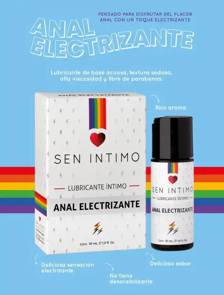 Lubricante Anal Electrizante (sin Anestesico), Frasco X 30ml