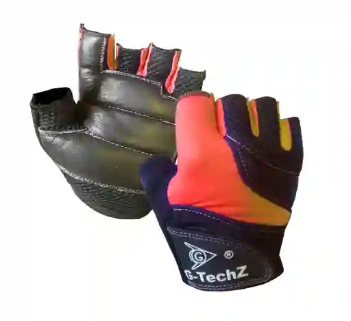 Guantes Para Pesas Para Dama Gimnasio Bicicleta Talla: S Alpino - Naranja