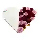 Corazon De Rosas Cofre De Lujo