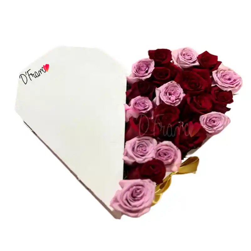 Corazon De Rosas Cofre De Lujo