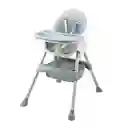 Silla Comedor Bebe Doble Altura Infantil Acolchado Verde Esmeralda Deluxe Unisex