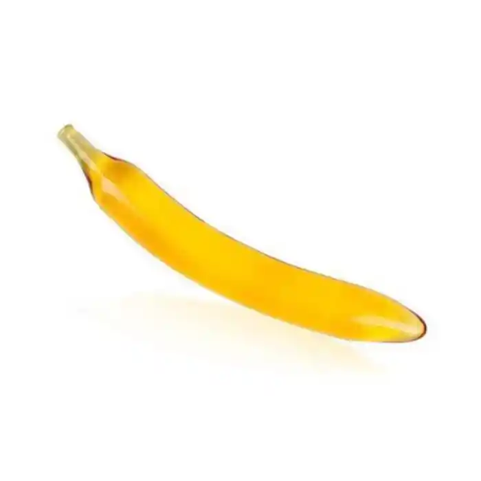 Dildo Consolador De Vidrio Banana