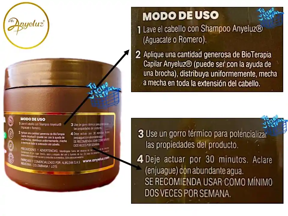  Bioterapia Capilar Con Romero Y Bioelixir ANYELUZ 