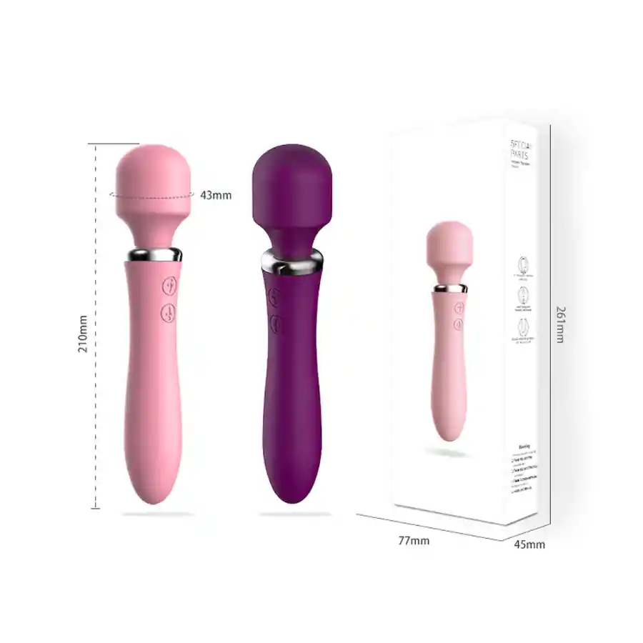 Vibrador Hitachi Doble Estimulación Lilo Eros Recargable