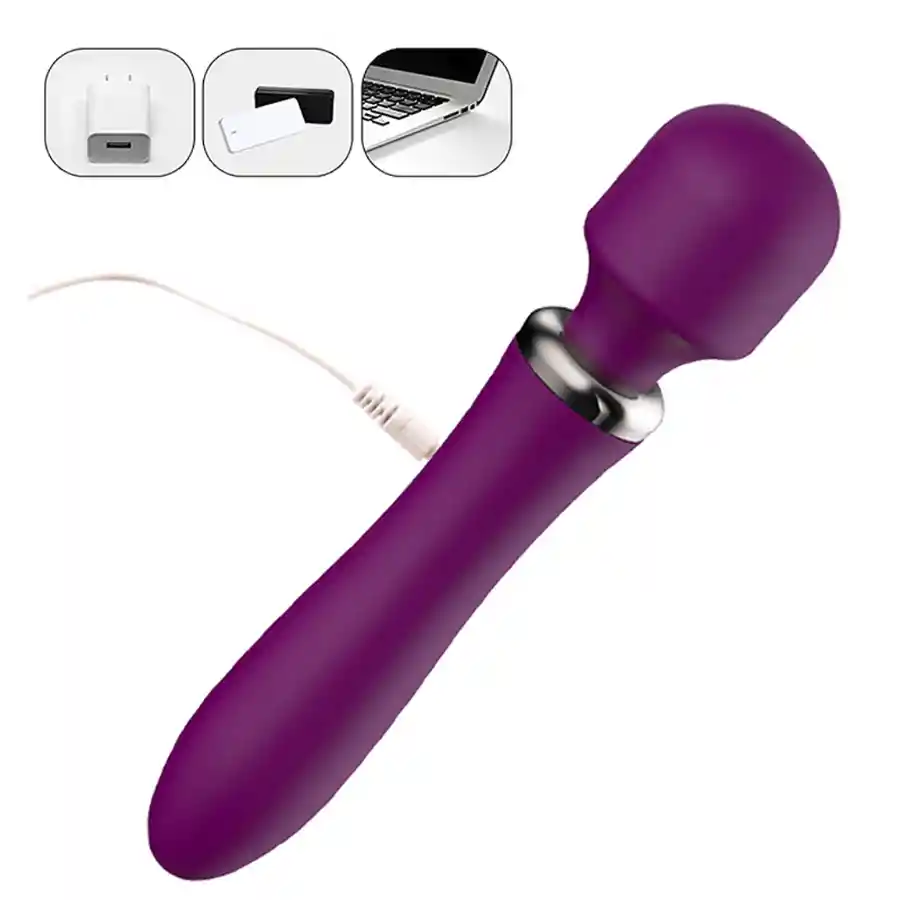 Vibrador Hitachi Doble Estimulación Lilo Eros Recargable