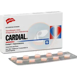Cardial Enalapril + Espironolactona) Caja X 30 Tabletas