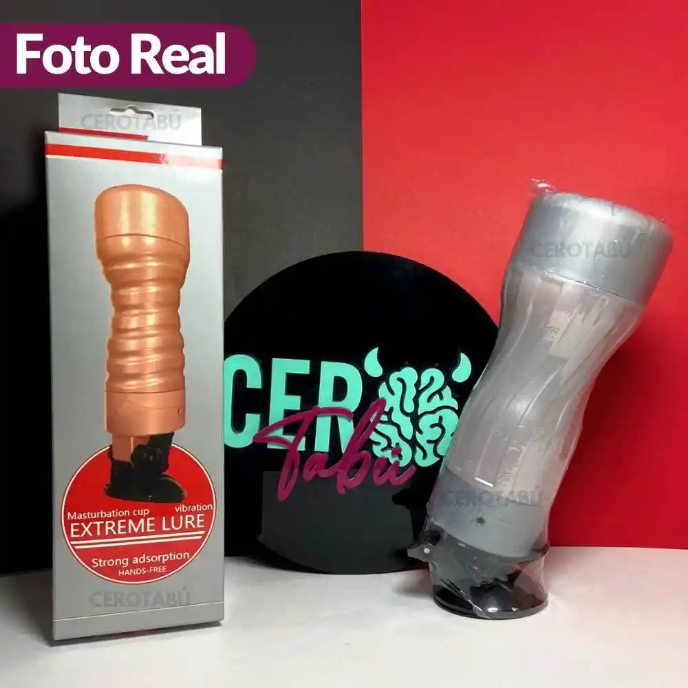 Vagina Masturbadora Realista Vibrador Linterna 7 Velocidades