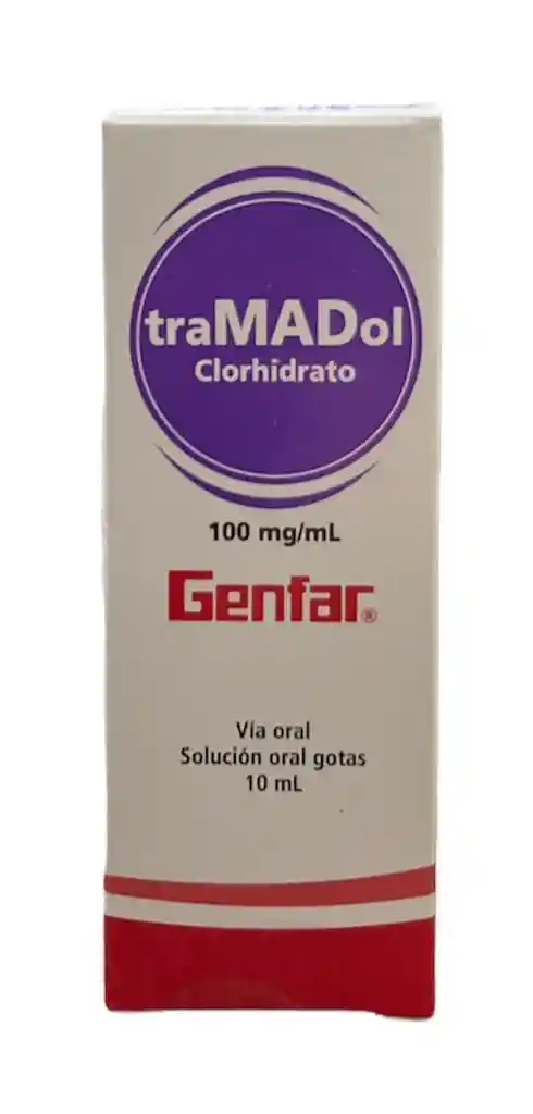 Tramadol 100 Mg Gotas 10 Ml Genfar