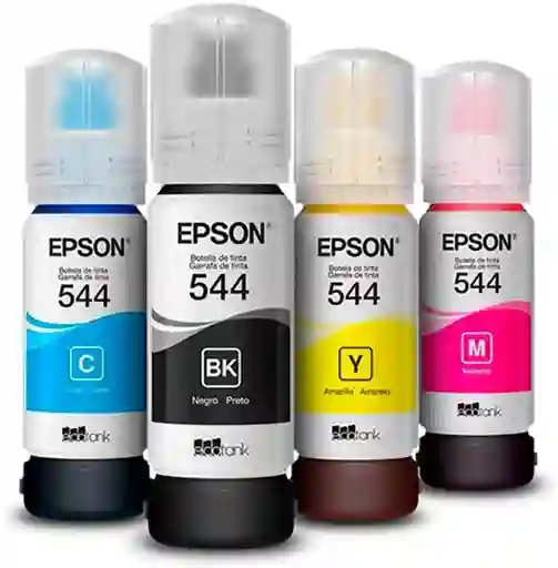 Tarro De Tinta Epson 544 65ml Negro. Para Impresoras Epson L1110 L3110 L3150 L5190