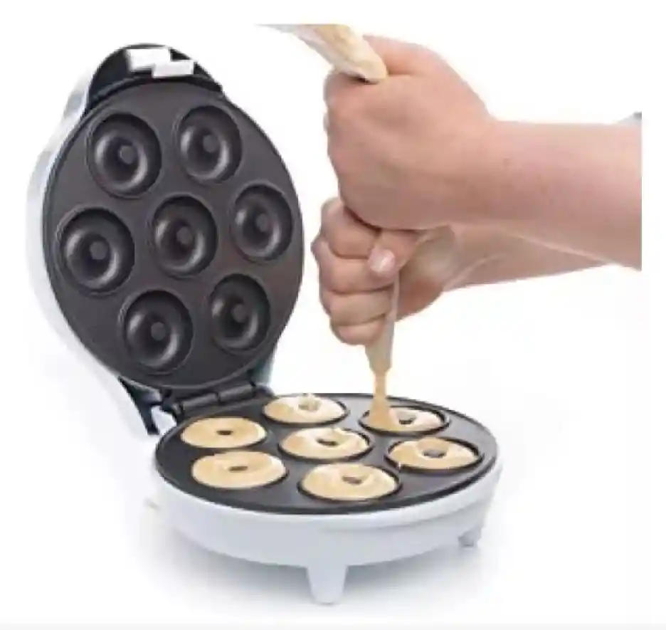 Maquina Mini 7 Donas Rosquillas Postres Antiadherente