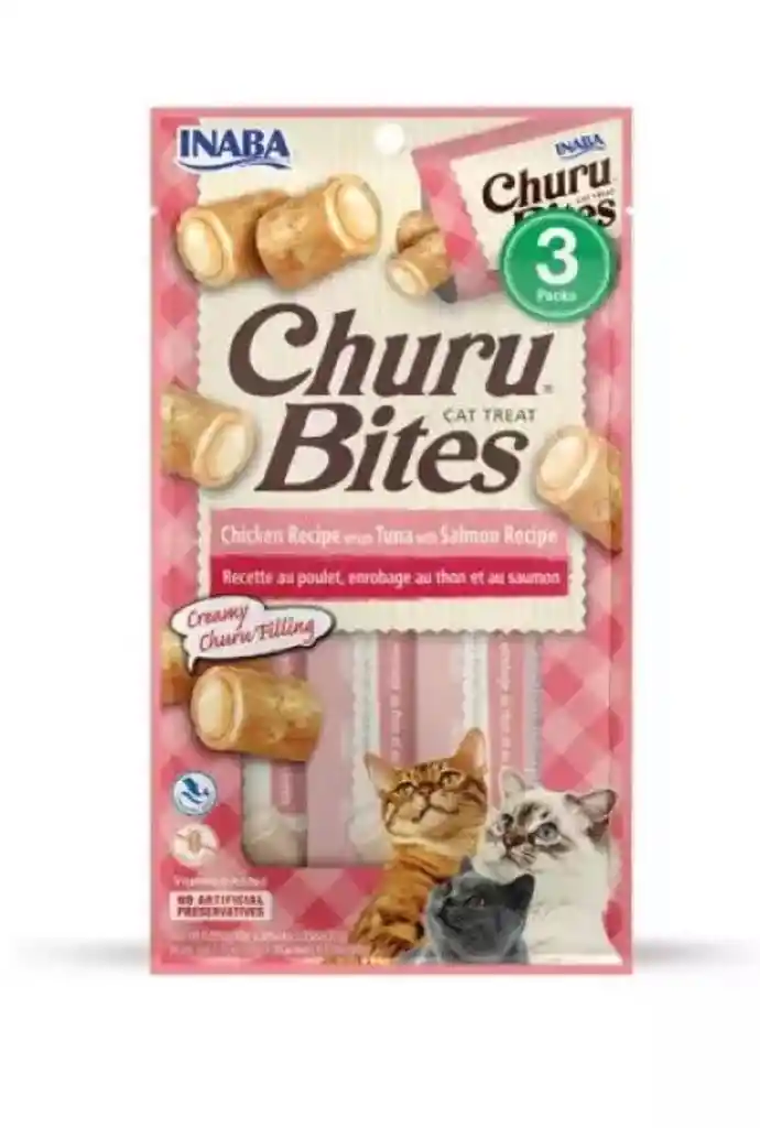 Churu Bites Tuna Y Salmon X3un X 30gm