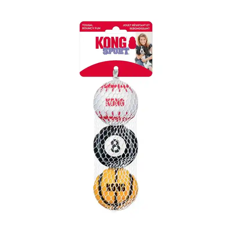 Kong Sport Balls Medium 3unid – Pelota 6.4cm