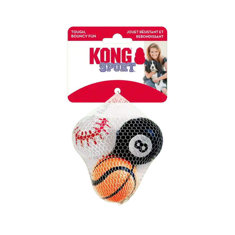 Kong Sport Balls Small 3unid – Pelota 5cm