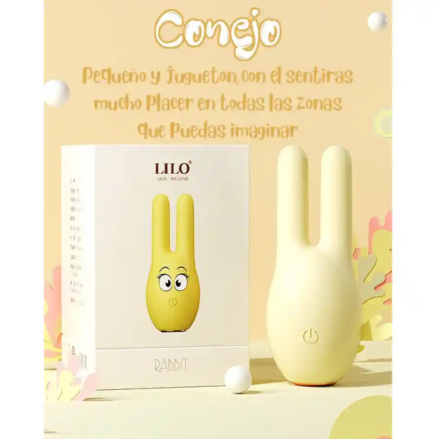 Vibrador Rabbit 10 Velocidades Lilo Wild&cute Recargable