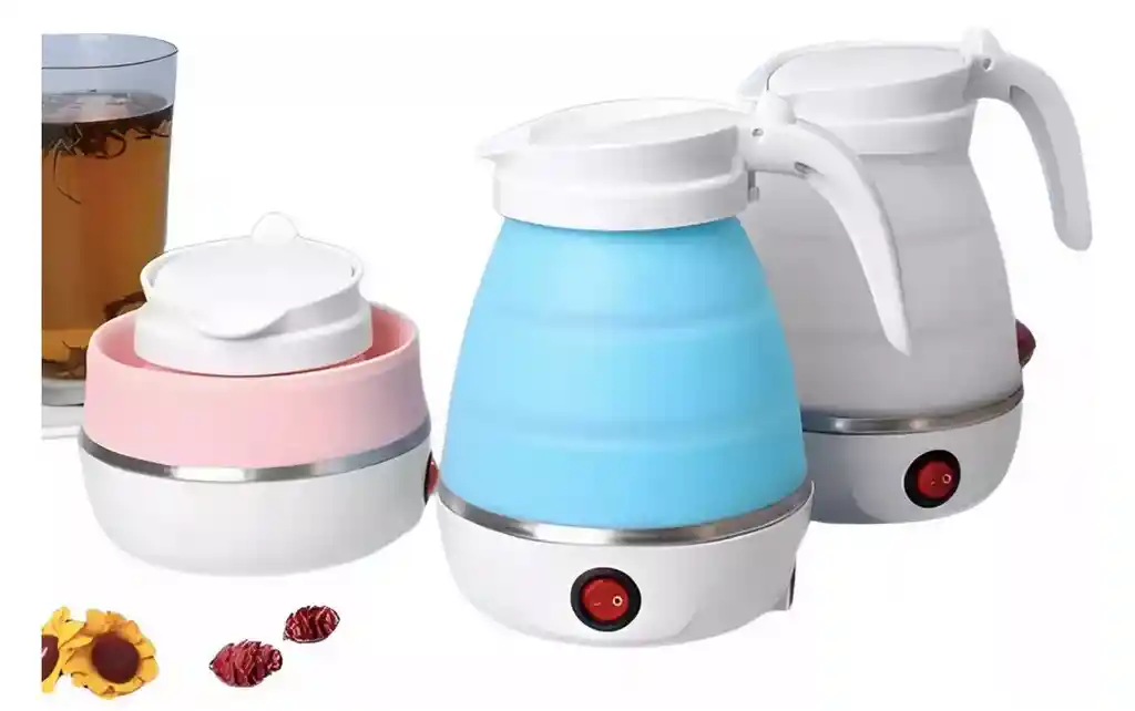 Calentador Hervidor De Agua Plegable Eléctrico Viaje 600ml