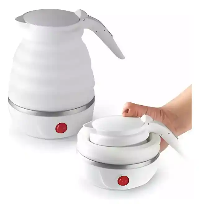 Calentador Hervidor De Agua Plegable Eléctrico Viaje 600ml