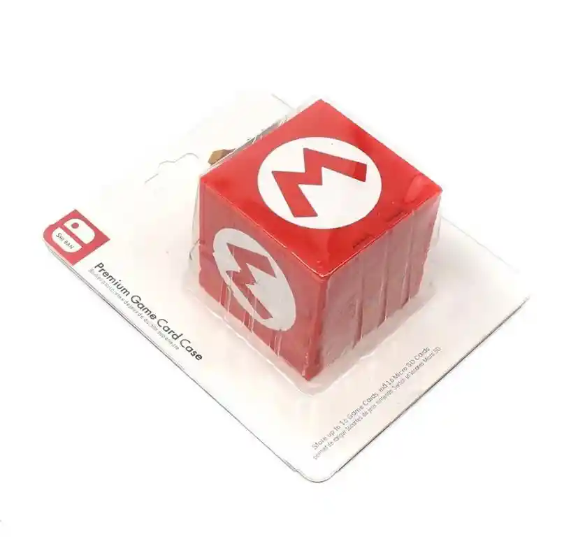 Porta Juegos Cubo Diseño Mario (16 Espacios) Nintendo Switch