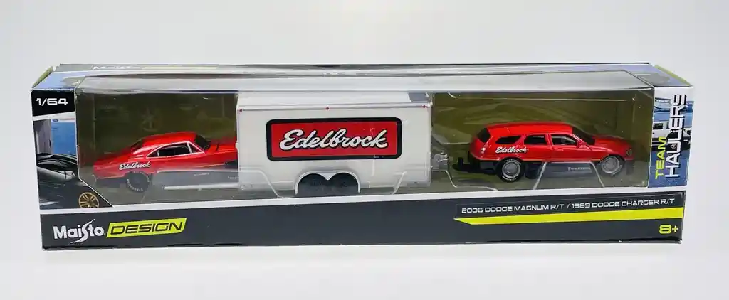 Carro A Escala 1:64 Edelbrock Edición Especial Colección Rojo