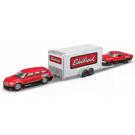 Carro A Escala 1:64 Edelbrock Edición Especial Colección Rojo