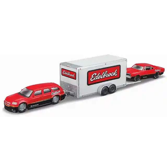 Carro A Escala 1:64 Edelbrock Edición Especial Colección Rojo