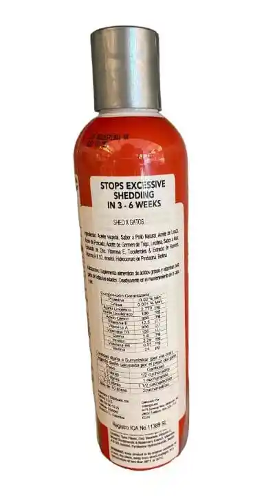  Shed-X  Suplemento Para Gatos 237 Ml 