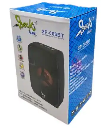 Parlante Bafle Speaker Bluetooth Usb/tf Beck Sp-086bt/sp-084bt