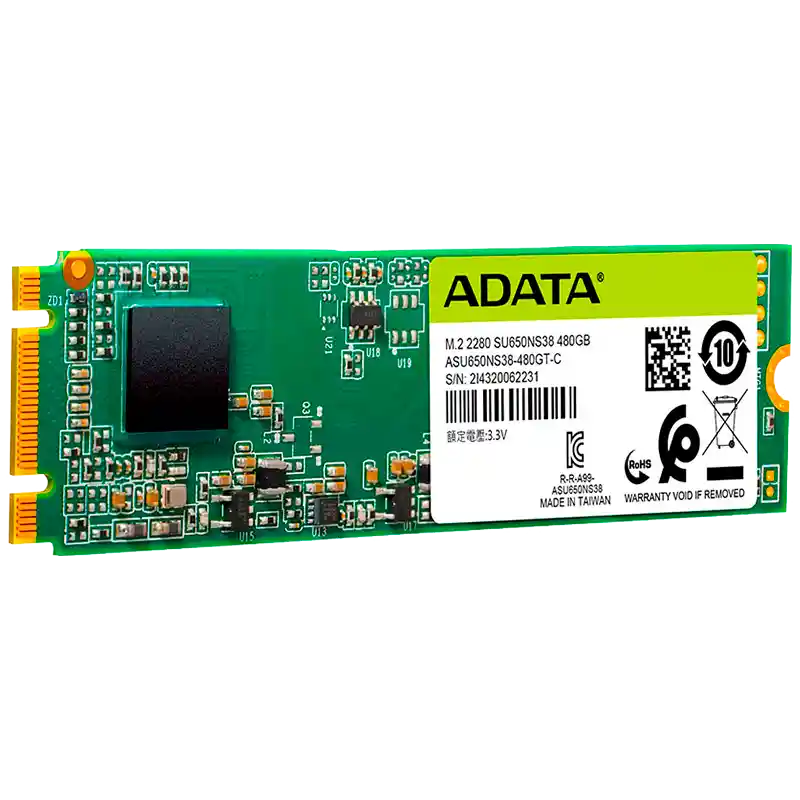 Unidad Solida Adata M.2 Sata Ultimate Su650 480gb