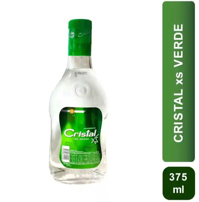 Aguardiente Cristal Verde X 375ml