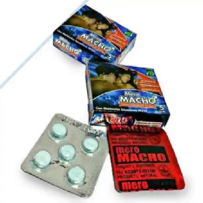 Potencializador Sexual Masculino Mero Macho Tableta *5 Pastillas