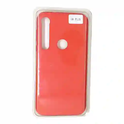Forro Silicone Case Motorola G8 Plus Rojo