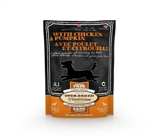 Oben Baked Tradition Dog Treat Chicken And Pumkin 8 Oz