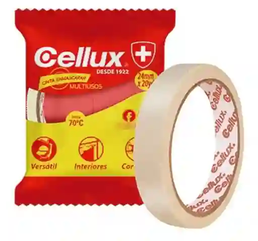 Cinta Enmascarar Cellux 1 Pulgada