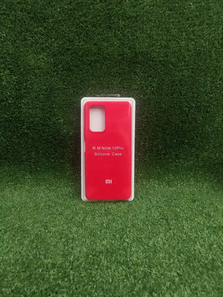 Xiaomi Redmi Note 10 Pro | Forro Protector| Silicone Case | Rojo | Xiaomi | Carcasa | Funda | Anti Humedad