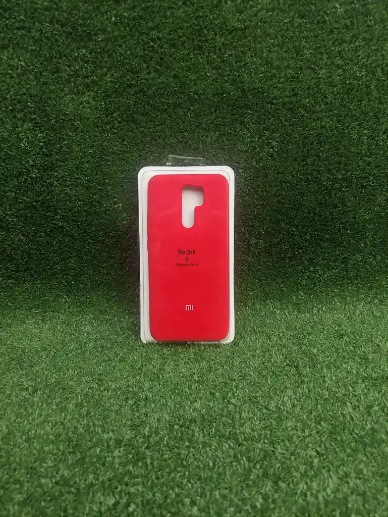 Xiaomi Redmi 9 | Forro Protector| Silicone Case | Rojo | Xiaomi | Carcasa | Funda | Anti Humedad