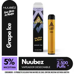 Vapeador Nuubez Grape Ice 2500 Pf