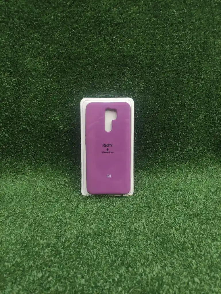 Xiaomi Redmi 9| Forro Protector| Silicone Case | Violeta | Xiaomi | Carcasa | Funda | Anti Humedad