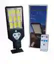 Lampara Recargable Con Panel Solar Y Sensor Movimiento