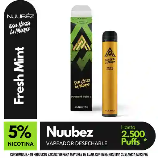Vapeador Nuubez Fresh Mint 2500 Pf